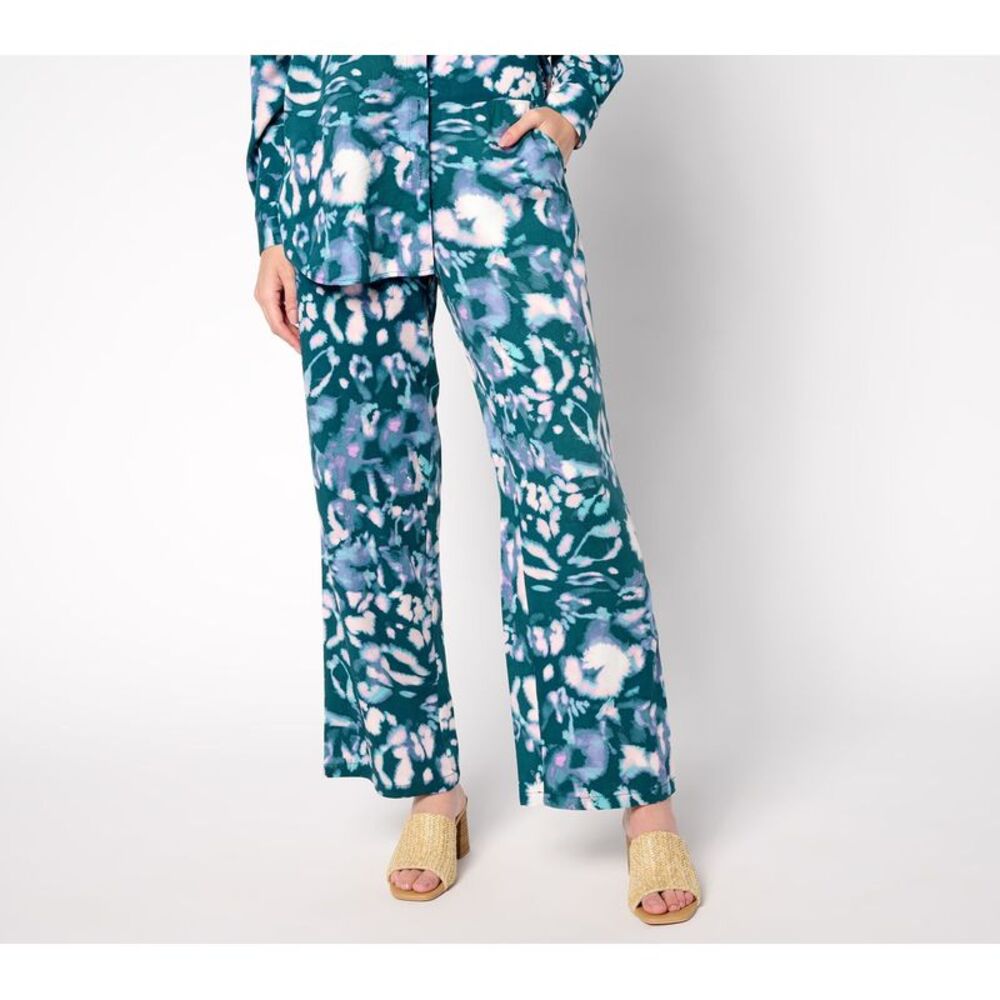 Brandis Dress Out Loud Women's Pants Sz L Duet Dressing Multi-colored
